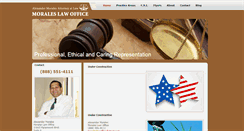 Desktop Screenshot of amoraleslaw.com